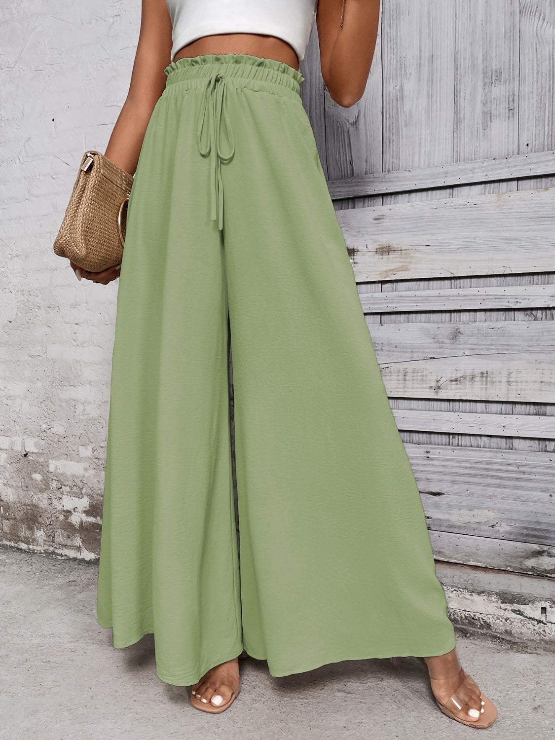 Lila High Waist Wide Leg Pants