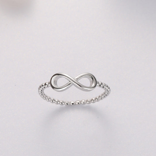 Infinity 888 Silver Ring