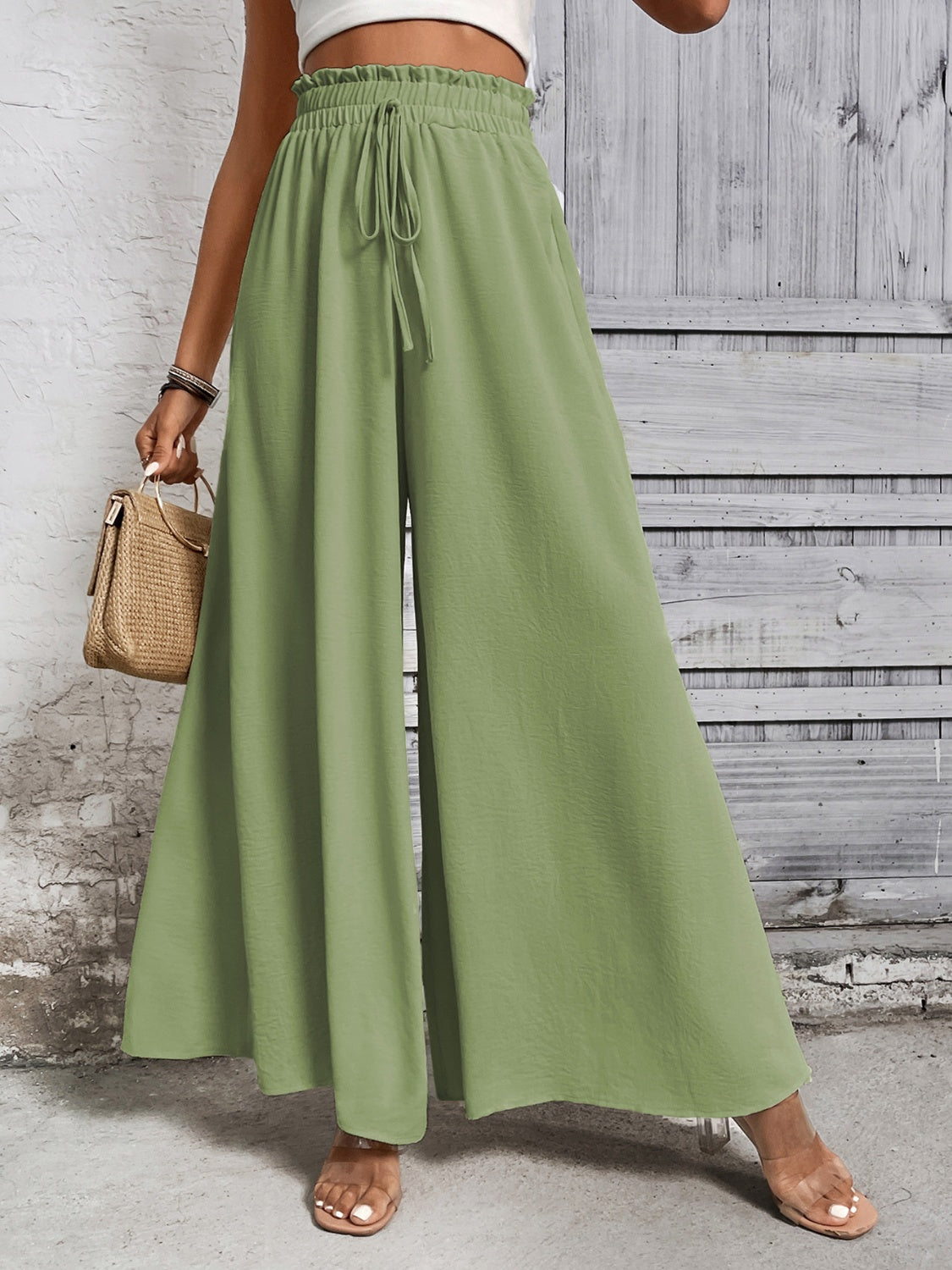Lila High Waist Wide Leg Pants