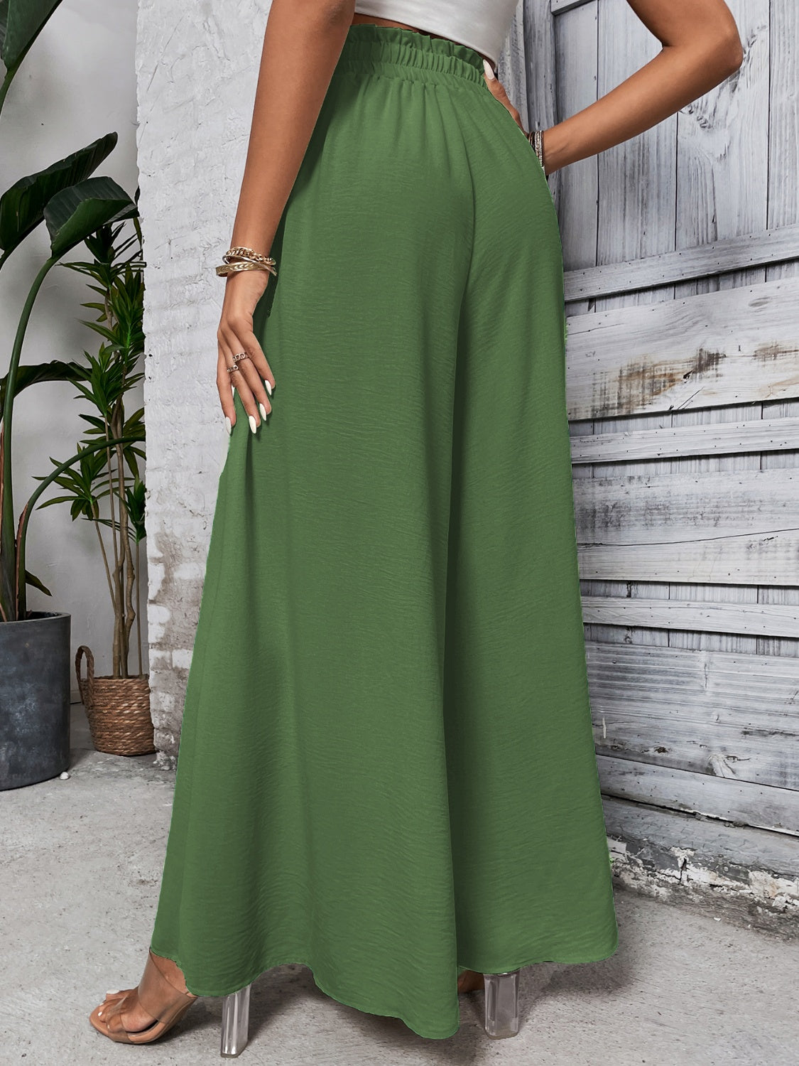 Lila High Waist Wide Leg Pants