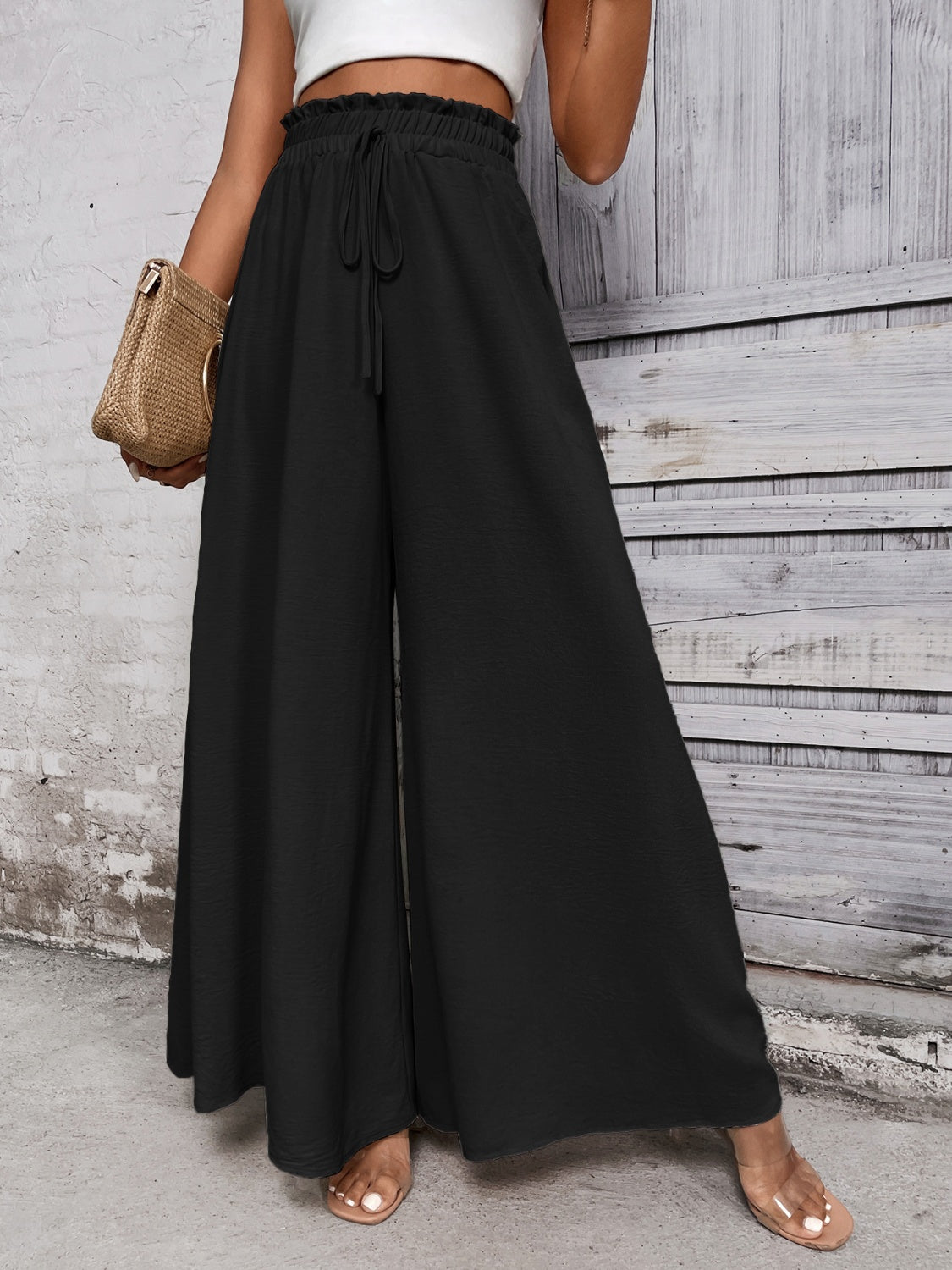 Lila High Waist Wide Leg Pants