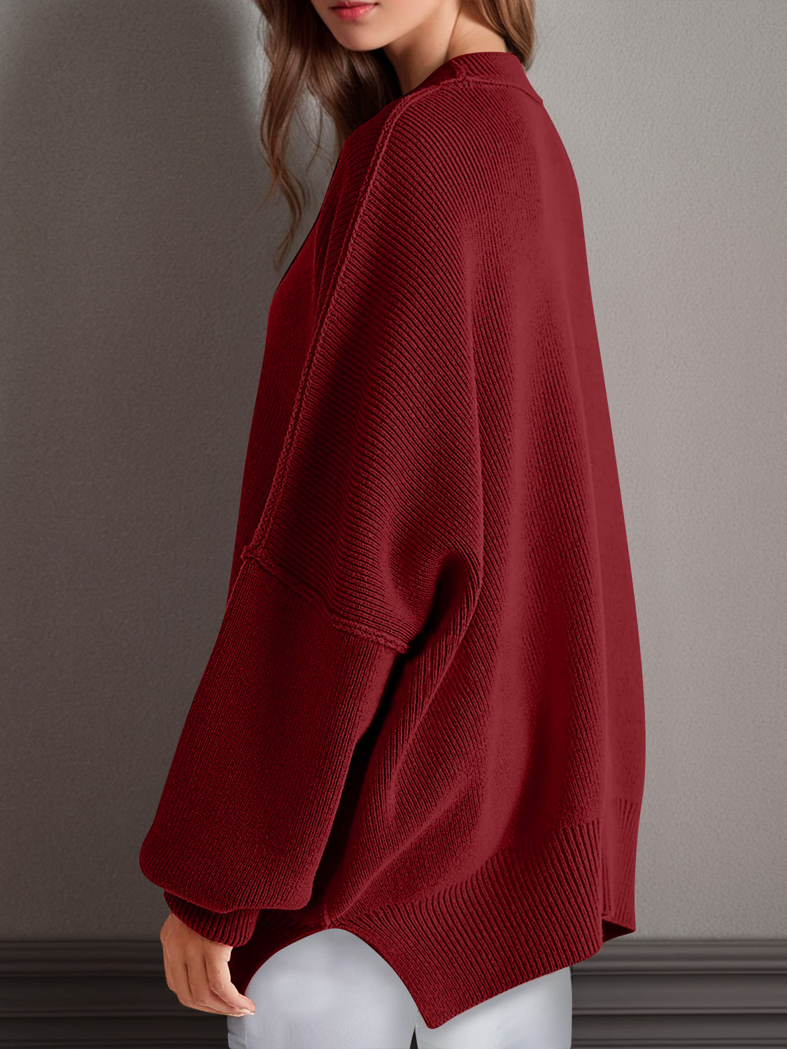 Feels Like Home Side Slit Sweater