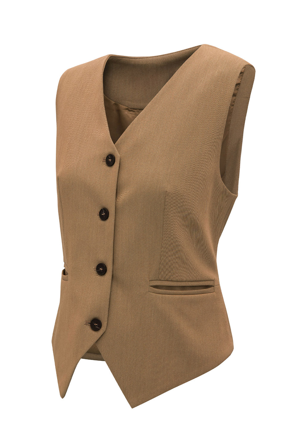 Alexandria Pocketed Button Down Vest