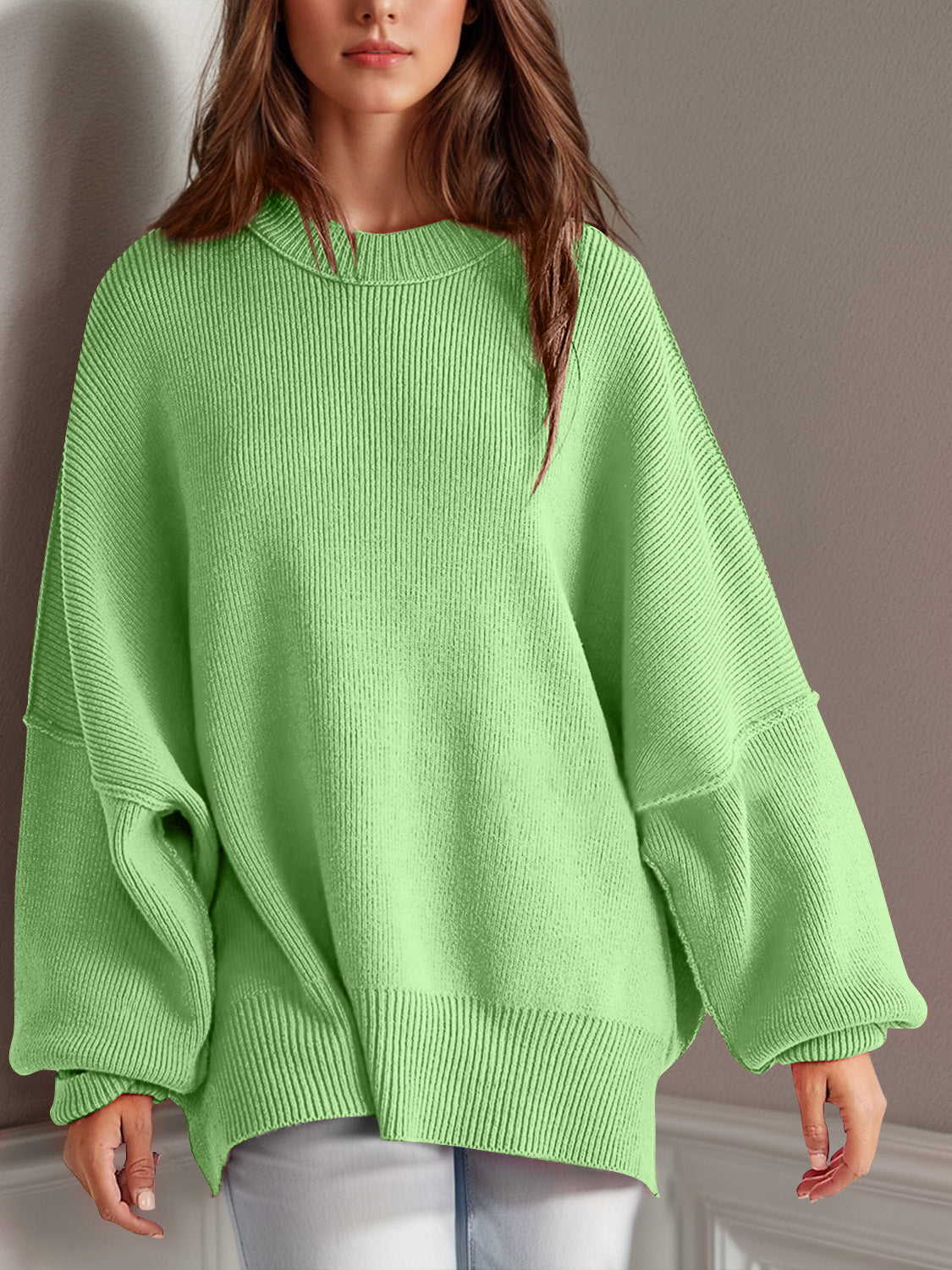Feels Like Home Side Slit Sweater