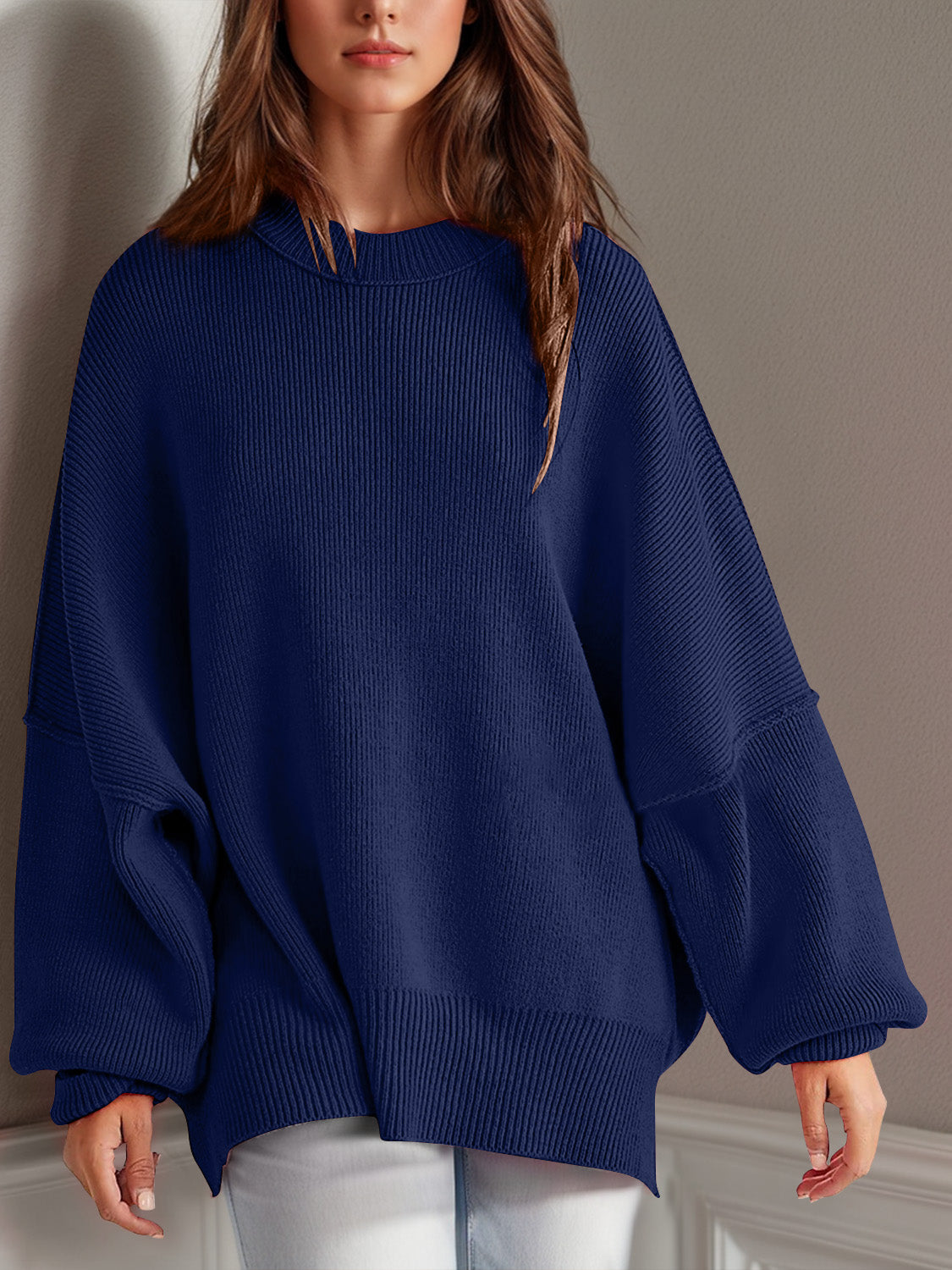 Feels Like Home Side Slit Sweater