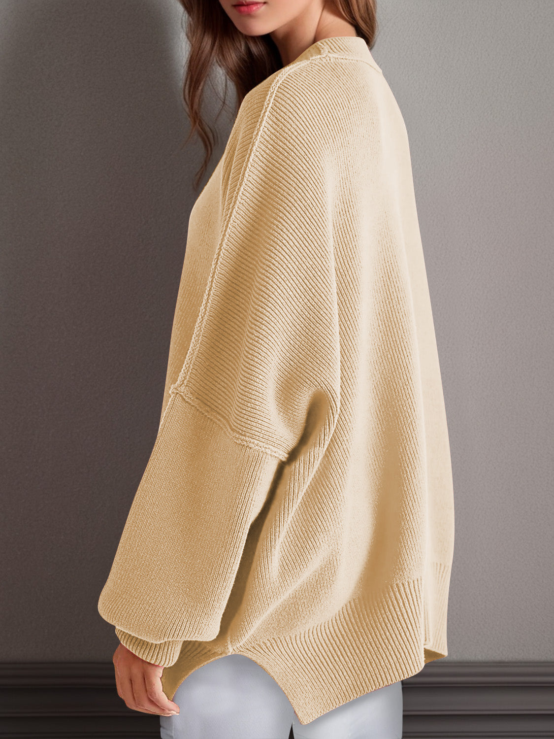 Feels Like Home Side Slit Sweater