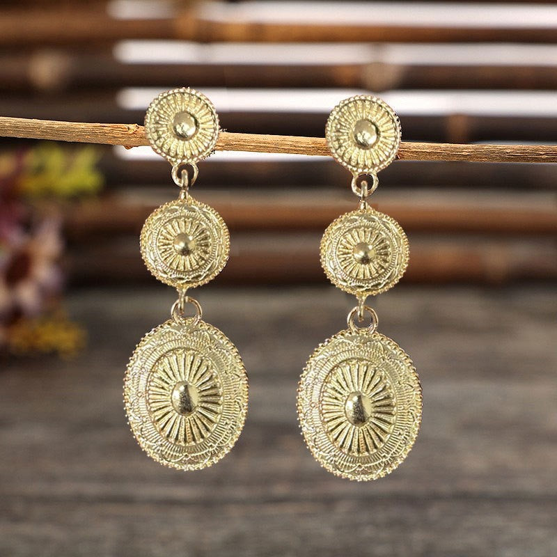 Vinyasa Vintage Alloy Dangle Earrings