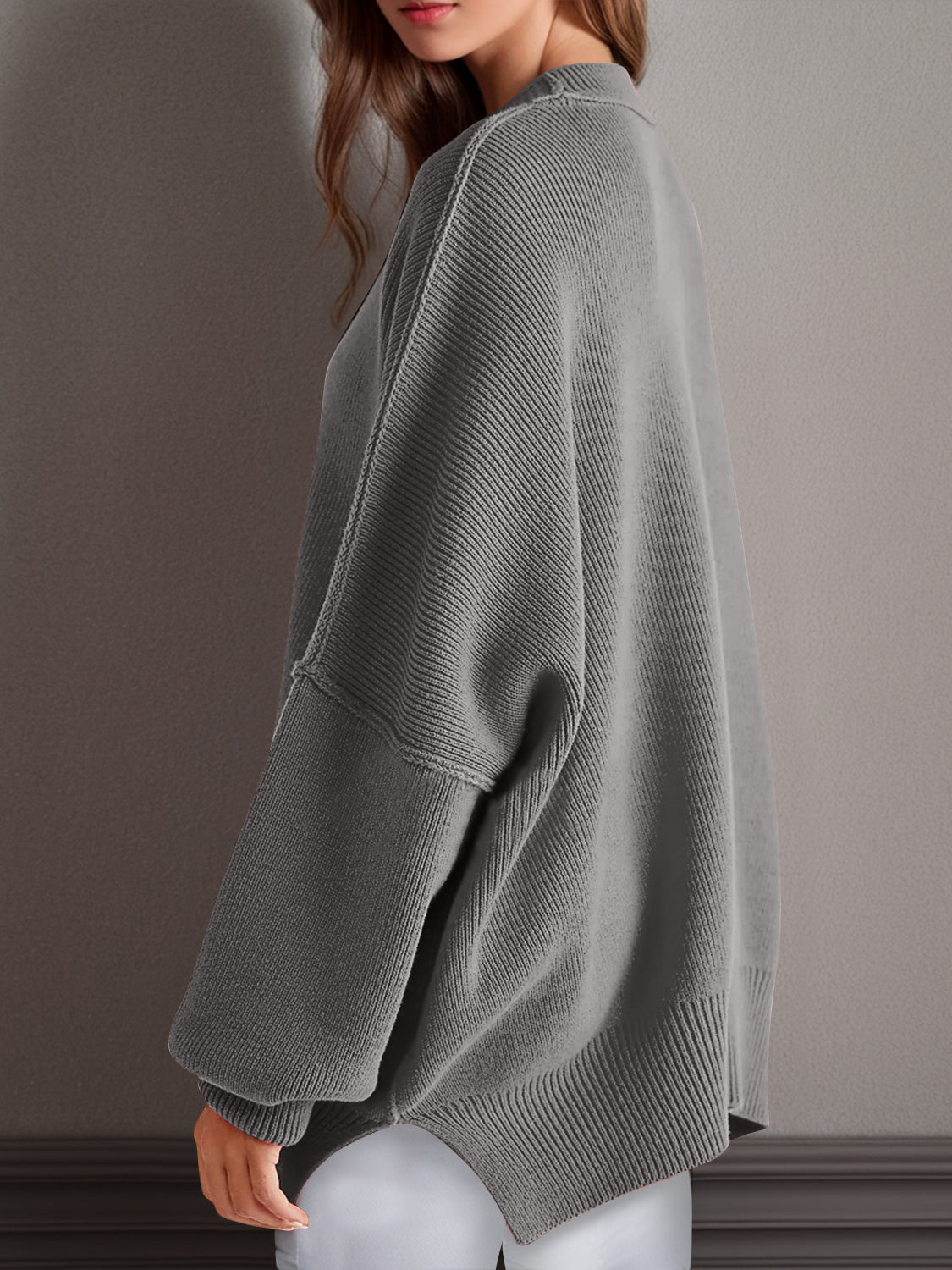 Feels Like Home Side Slit Sweater