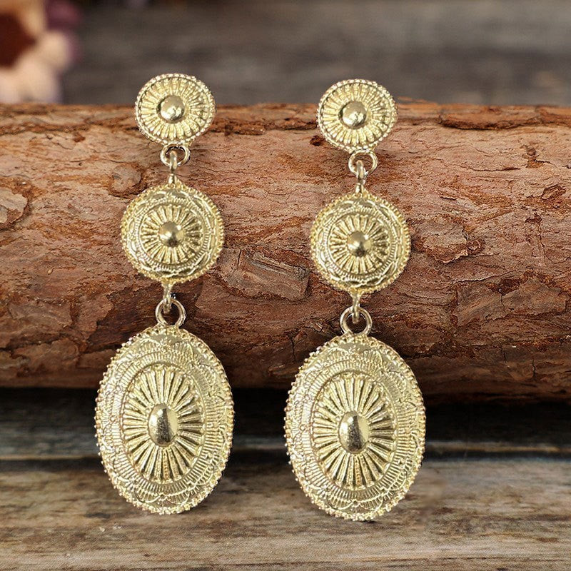 Vinyasa Vintage Alloy Dangle Earrings