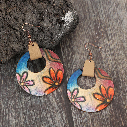 In My Element Wood Flower Earrings