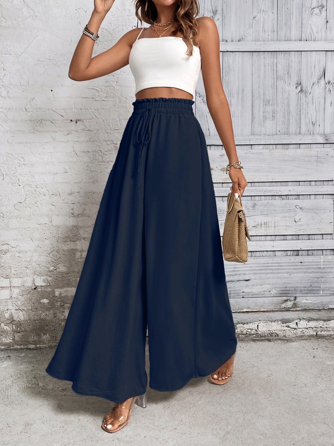 Lila High Waist Wide Leg Pants
