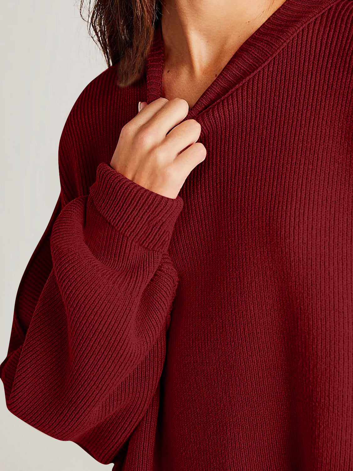 Feels Like Home Side Slit Sweater