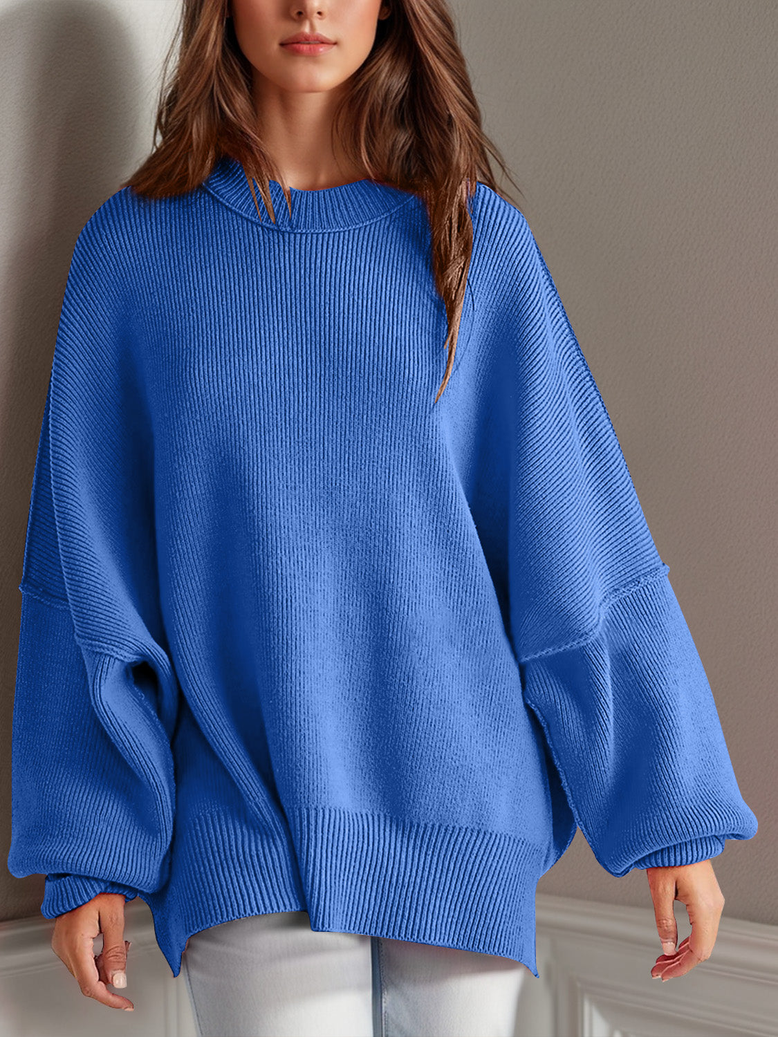 Feels Like Home Side Slit Sweater