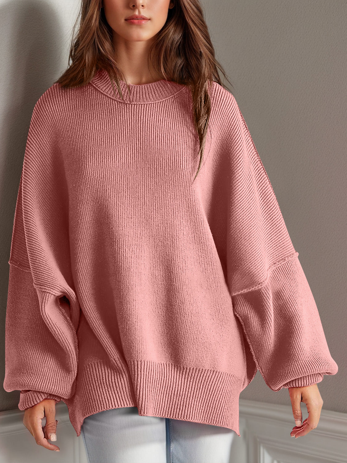 Feels Like Home Side Slit Sweater