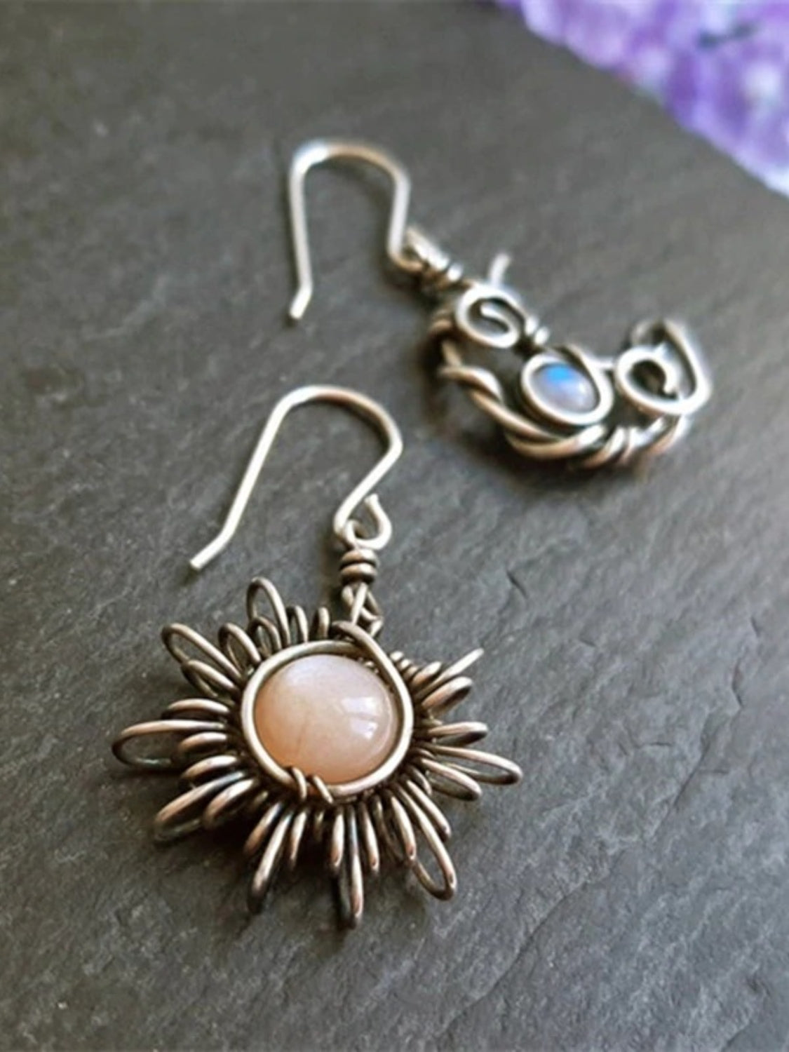 SolLuna Alloy Dangle Earrings