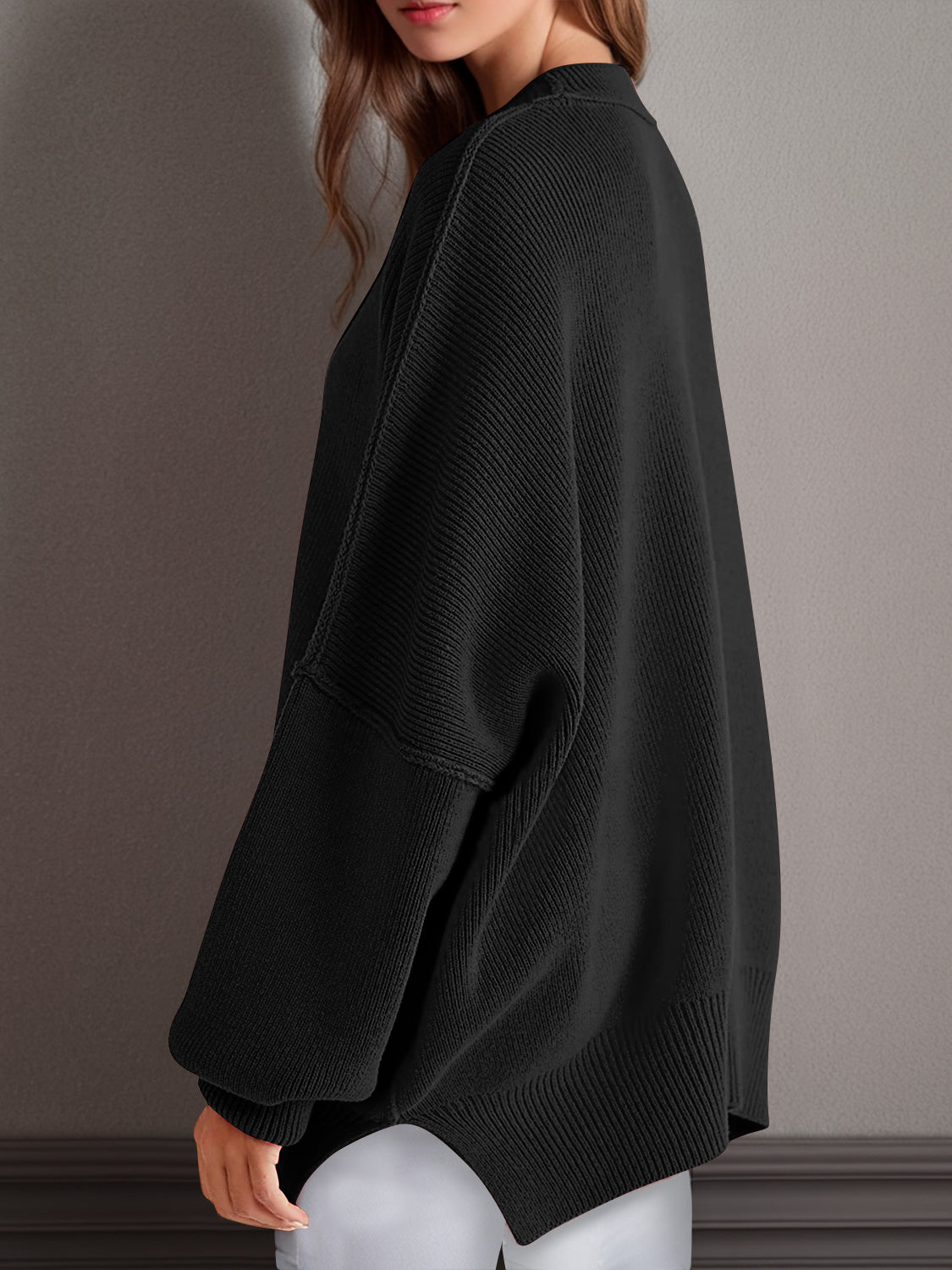 Feels Like Home Side Slit Sweater