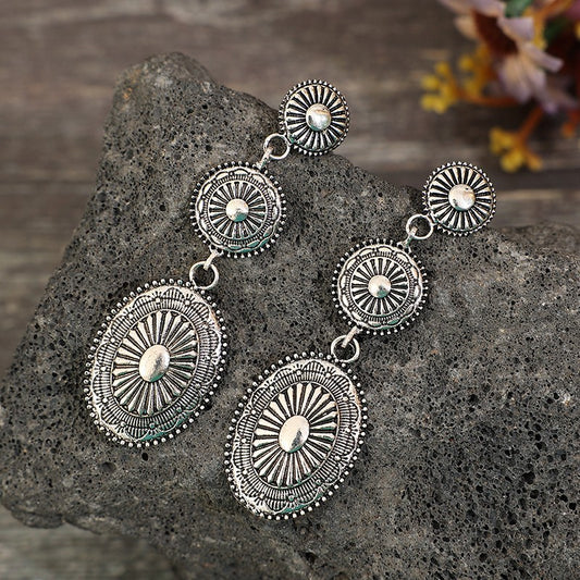 Vinyasa Vintage Alloy Dangle Earrings