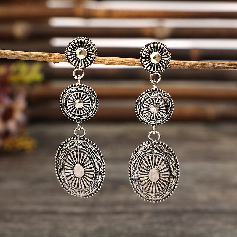 Vinyasa Vintage Alloy Dangle Earrings