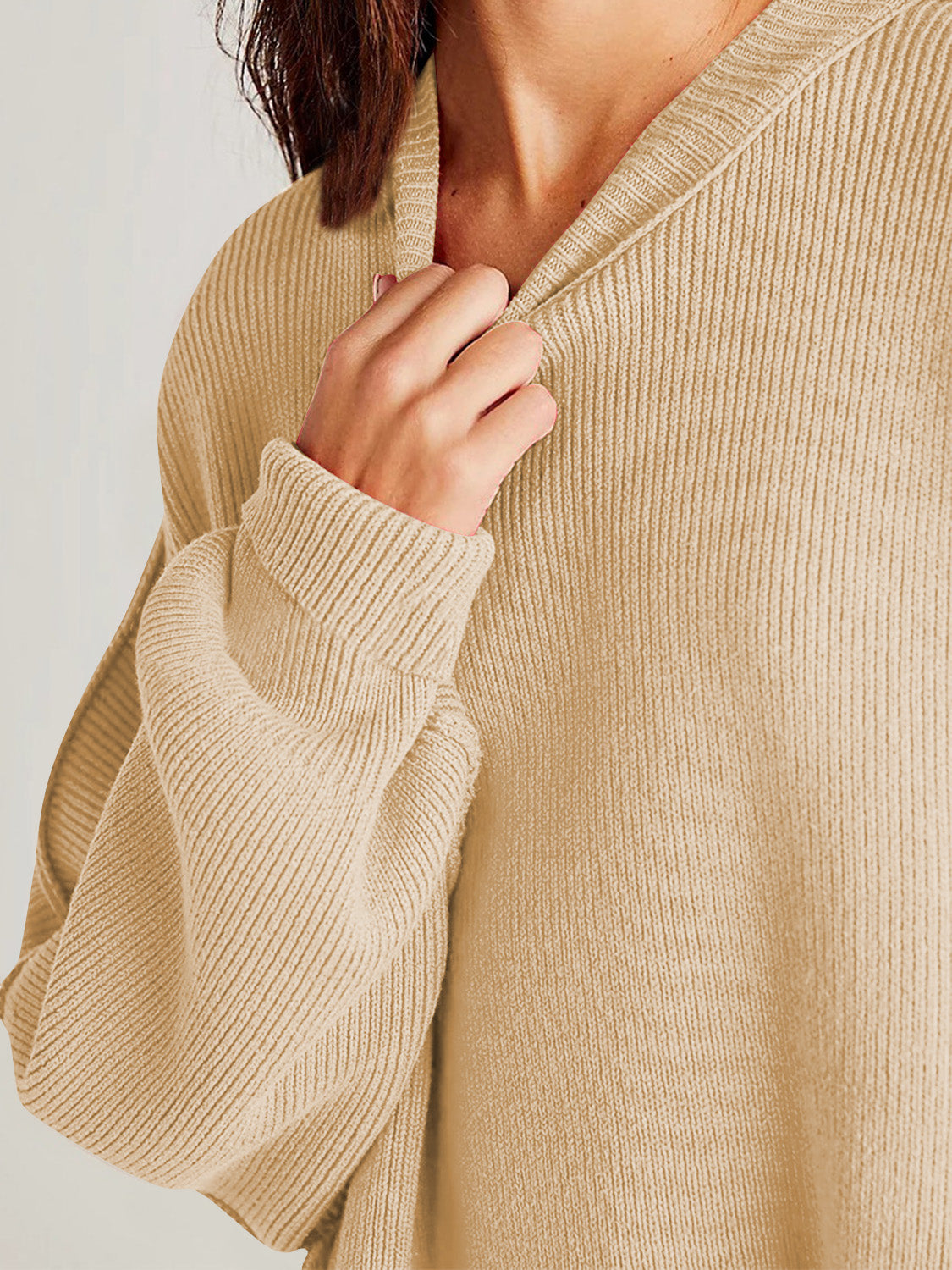 Feels Like Home Side Slit Sweater