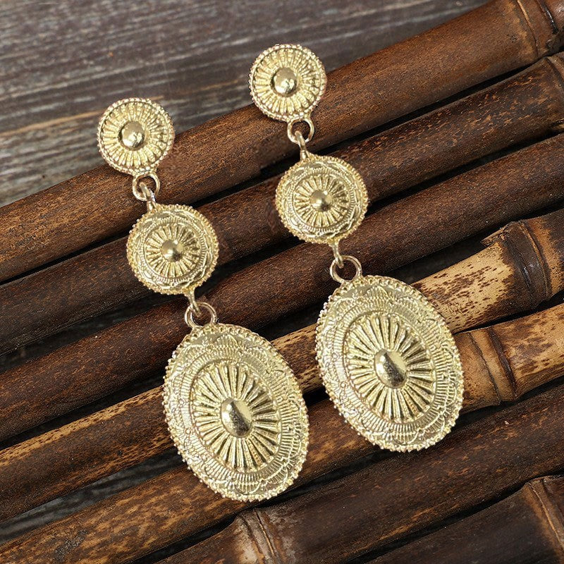Vinyasa Vintage Alloy Dangle Earrings