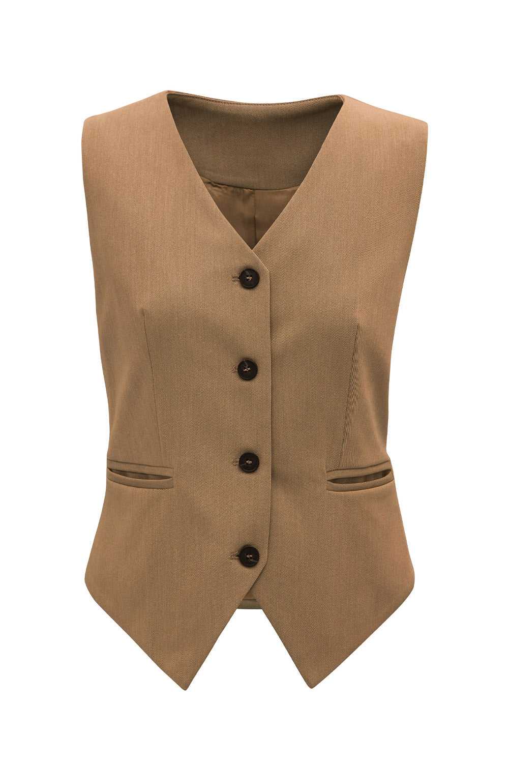 Alexandria Pocketed Button Down Vest