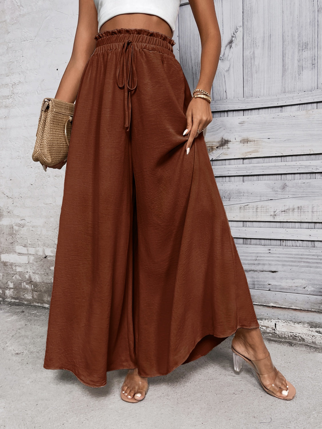 Lila High Waist Wide Leg Pants