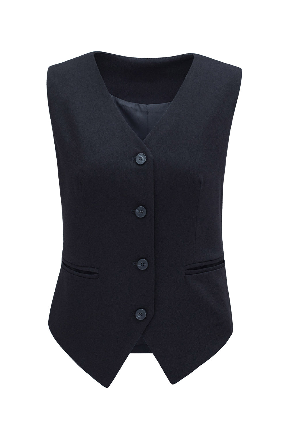 Alexandria Pocketed Button Down Vest
