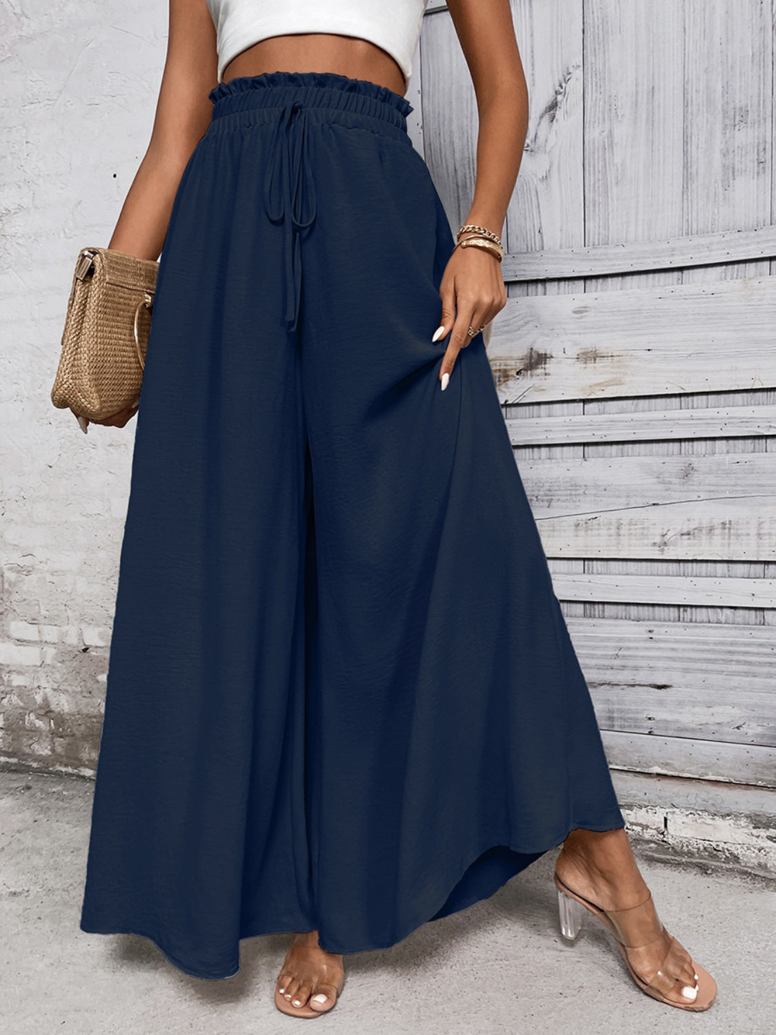 Lila High Waist Wide Leg Pants