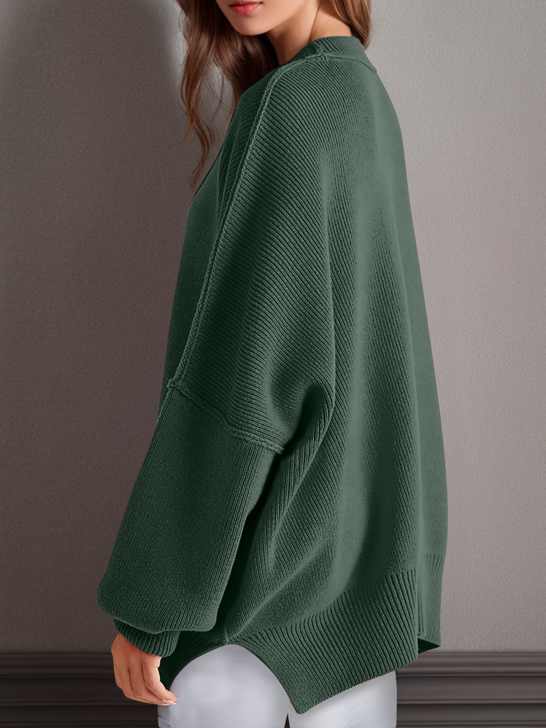 Feels Like Home Side Slit Sweater