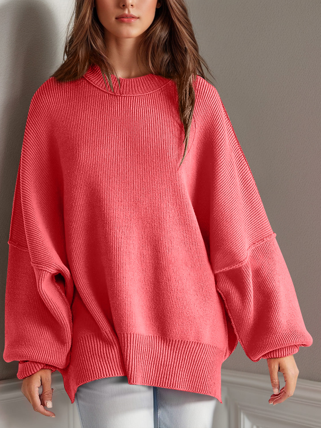 Feels Like Home Side Slit Sweater