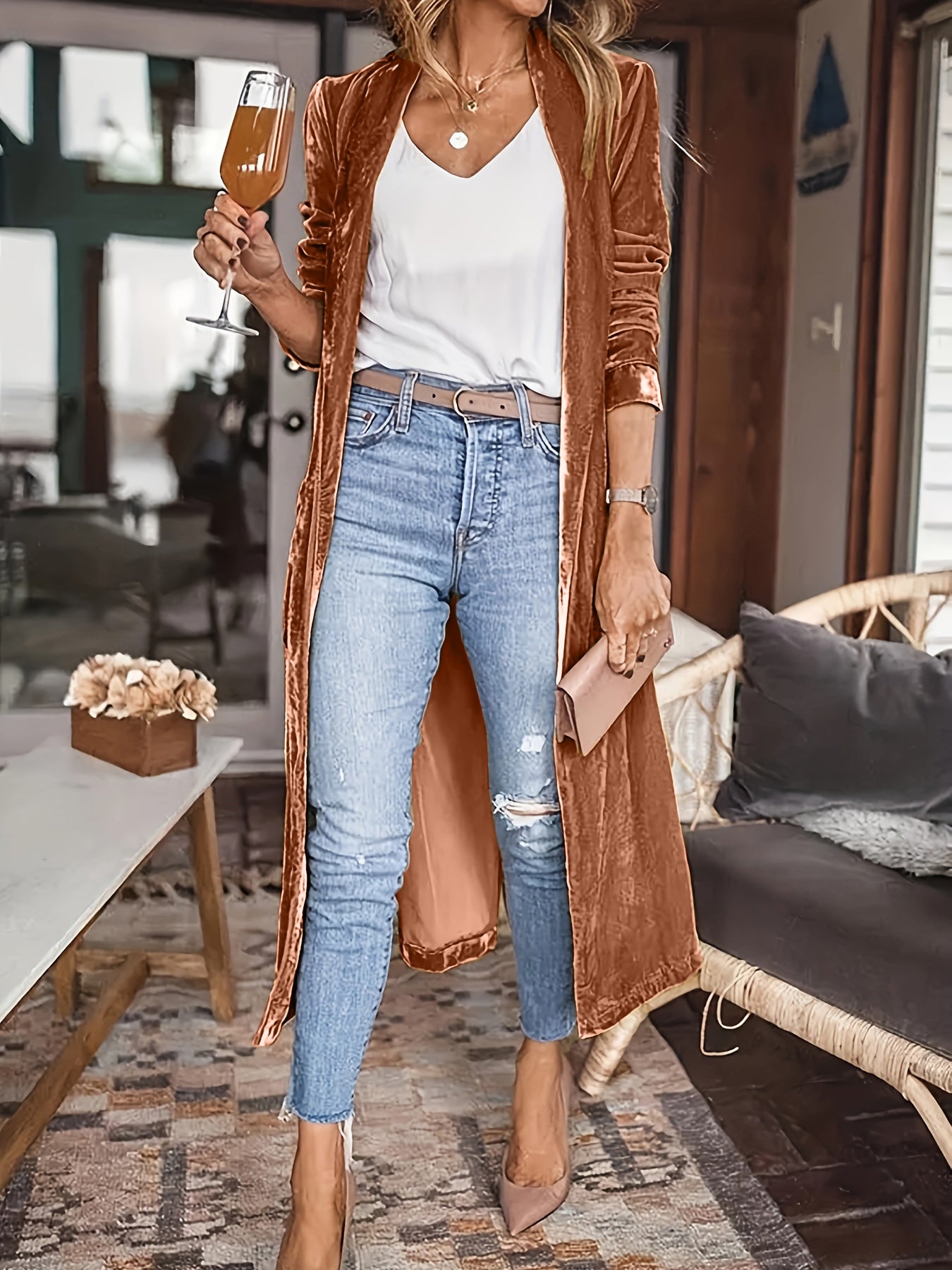 Chrishelle Duster Coat