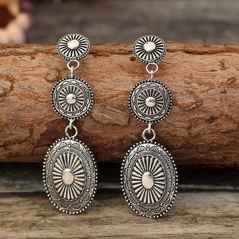 Vinyasa Vintage Alloy Dangle Earrings