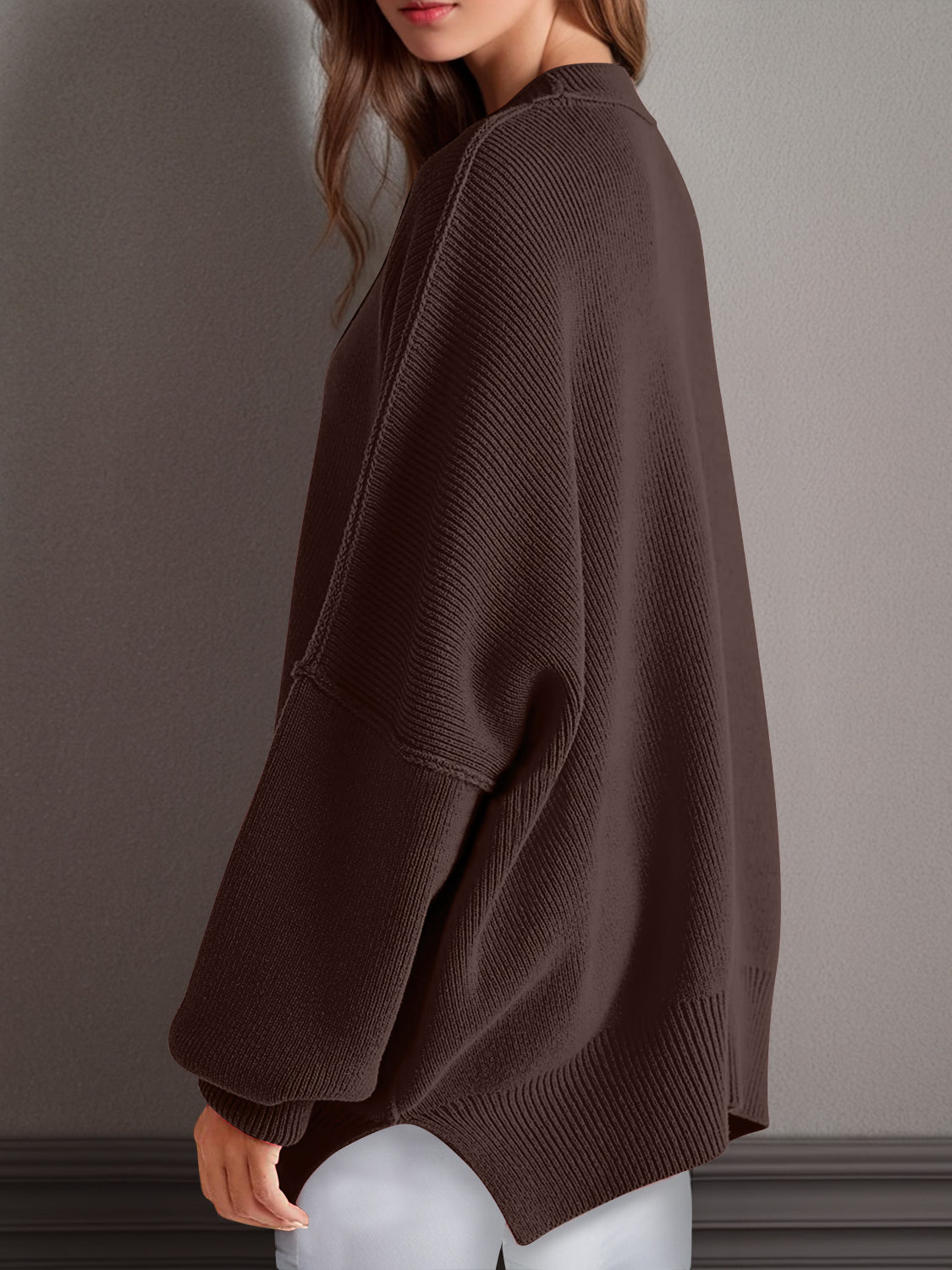 Feels Like Home Side Slit Sweater